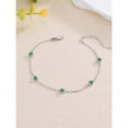 thumbnail image 6 of CACA LADY Heart Green Bracelet for Women 925 Sterling Silver May Birthstone Bracelets Emerald Women's Bracelets Birthday Summer Jewelry for Wife Mom, 6 of 6