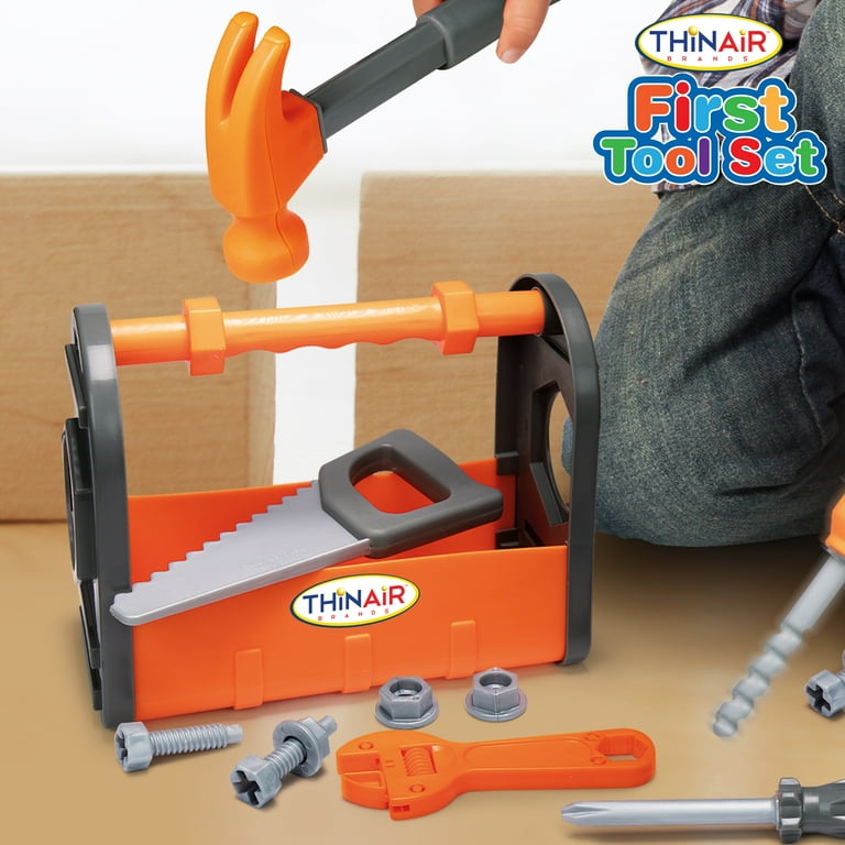 Black & Decker six piece pretend play toolset for kids, for home