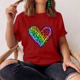 thumbnail image 1 of Fankiway T-Shirt Décontracté à Manches Courtes et Col Rond Imprimé Mode Carnaval pour Femmes, 1 of 4