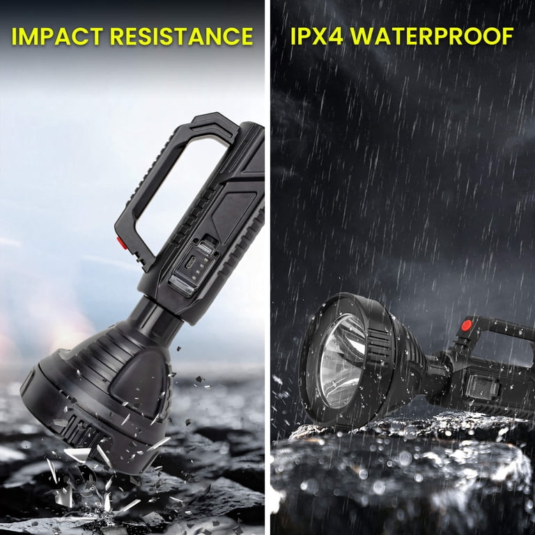 Head Lamp LED Rechargeable,Super Bright 50000 Lumens 6 Modes LED,Sensor and Red Light,5200mAh USB Rechargeable,IPX6 Waterproof Lightweight Mini