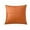 Orange, variant on CASAFUN Patchwork Fabric Pillow Cover, Light Luxury Leather Feel Waterproofing Cushion Cover 18 × 18 Inch Living Room Sofa Bedroom Car