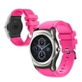 thumbnail image 1 of Mignova Watch Band For LG Watch R W100/LG Watch Urbane W150,Sport Silicone Strap Quick Release Soft Rubber Replacement Watch Bands for LG Watch R W100/LG Watch Urbane W150(Pink), 1 of 6