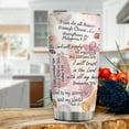 thumbnail image 6 of Christian Gifts for Women Affirmation 20oz Stainless Steel Tumbler Christian Women of Faith for Christmas Valentines Secret Sister Gifts Mom Jesus God Bible Verse Religious Gift, 6 of 6
