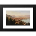 thumbnail image 2 of Hubert Sattler 24x17 Black Modern Framed Museum Art Print Titled - City View of Bregenz, 2 of 5