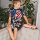 thumbnail image 4 of Balery Largemouth Bass Fish in USA Conjunto de Pijama Infantil de Manga Corta con Estampado – Ropa de Dormir de Algodón Suave-3X-Large, 4 of 6