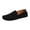 Black, variant on Women's Men's Moccasines Slip on Penny Loafers Walking Shoes Classic Comfortable Suede Flat Spring Fall Casual Dress Footwear Blue Size 8.5