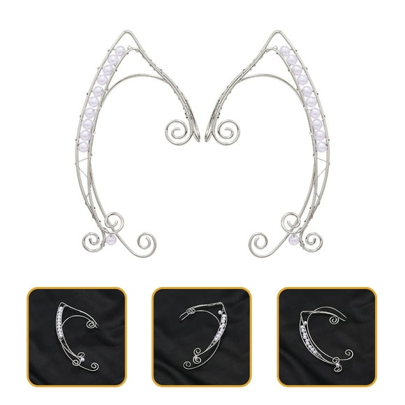UPOUART 1 Pair of Ear Cuffs Non Piercing Clip Earring Casual Alloy for Women