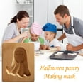 thumbnail image 5 of Guozer Wooden Cake Molds 1PCS Halloween Baking Molds Chocolate Molds Halloween Candy Molds Fall Hand Pie Molds Fondant Molds Candle Molds, 5 of 6