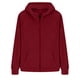 thumbnail image 5 of Chaquetas y abrigos casuales con capucha y manga larga para mujer, chaqueta de invierno cálida con cremallera y capucha, abrigo de color liso para mujer, 5 of 5