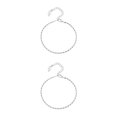 thumbnail image 2 of Qarigey Tobilleras Boho Cadenas de decoración Estilo simple universal Regalos creativos Pulseras de tobillo para mujeres Niñas Fiesta Bodas Type2 NO2, 2 of 6