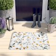 thumbnail image 2 of Pioneer Flower Floral Print Flannel Non Slip Door Rugs,Washable Door Mats Indoor,Decorative Door Mats,Dirt-Resistant and Absorbent Doormat for Entrance,Bedroom,Kitchen,Bathroom,31.5"x17", 2 of 4