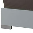 thumbnail image 2 of Wooden Queen Bed with Leatherette Headboard and LED trims White and Black - Saltoro Sherpi, 2 of 5