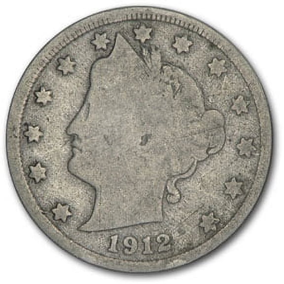 1912-D Liberty Head V Nickel Good 