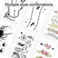 thumbnail image 3 of 30 Sheets Temporary Tattoos For Women Girl Tattoo Temporary Fake Tatoo Adults Kids Kit Sticker, 3 of 5