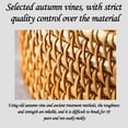 thumbnail image 5 of Handwoven Rattan Placemats Set, Round Dining Table Mats, Natural Wood Color, Heat-Resistant & Non-Slip, 5 Sizes (3.14In to 7.87In Diameter) for Home Decor, 5 of 6