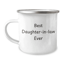 Funny Daughter-in-law Gifts for Mother's Day: Best Daughter-in-law Ever Enamel Camping Mug for Her, Daughter-in-law Appreciation, Daughter-in-law Love, Daughter-in-law Humor