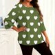 thumbnail image 2 of TaTaai Gradient Plus Size Long Sleeved T-shirt, Women's Round Neck Lightweight Top, All Seasons Garment, Casual Daily Party Dating Work Home Vacation Birthday Outfit, Hand Wash Gift, 2 of 6