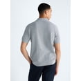 thumbnail image 3 of Free Assembly Men's Button Front Marled Sweater with Short Sleeves, Sizes S-3XL, 3 of 6