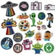 thumbnail image 4 of Unknown Space Alien Rocket Stranger Things UFO Iron Patch for Clothing Punk Embroidered DIY Parches Appliqu, 4 of 5