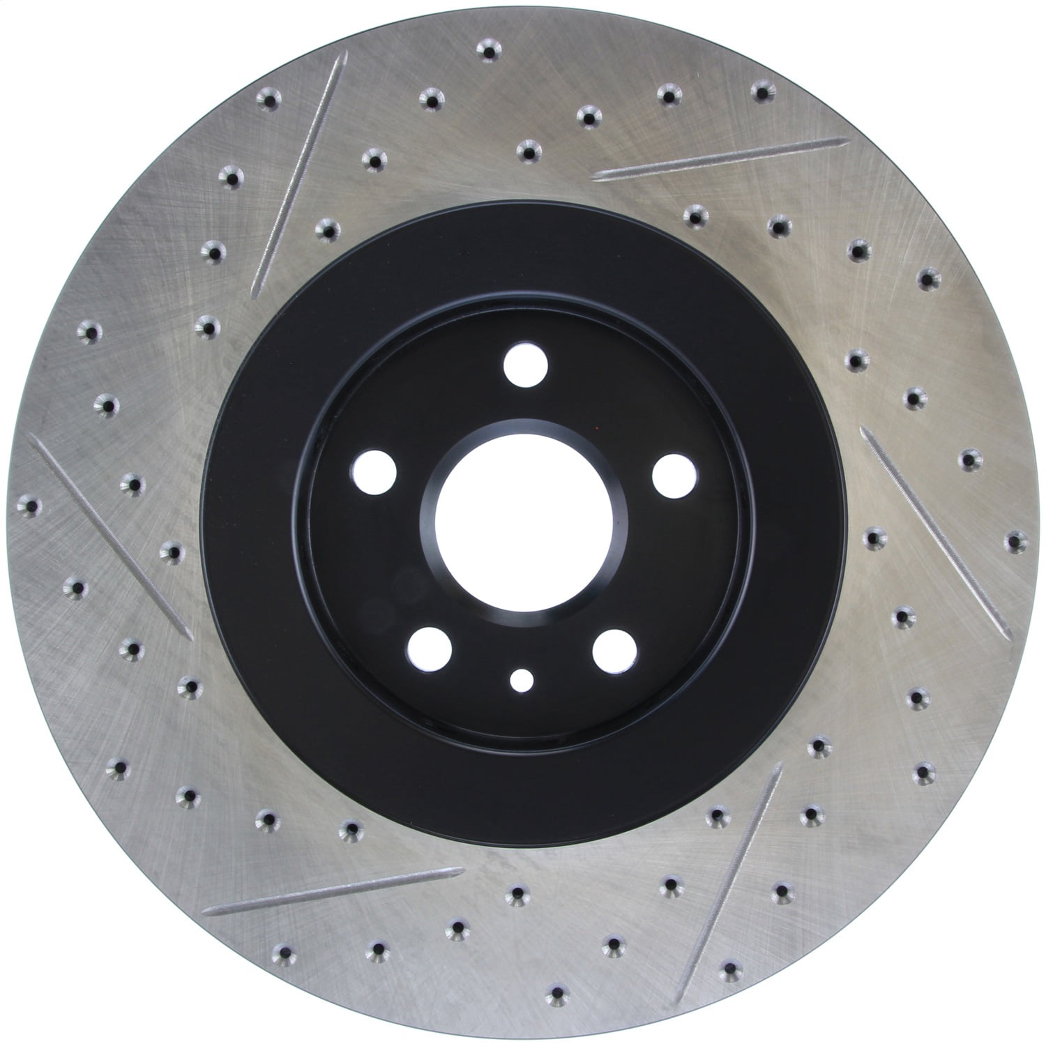Centric Parts Slotted-Drilled Disc Brake Rotor CE127.62128L Fits select: 2015 CADILLAC CTS, 2012-2015 CHEVROLET CAMARO ZL1