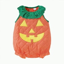 mgoYE Baby Boy Clothes 6-9 Months Cute Baby Boy Girl Romper Onesie Toddler Halloween Jumpsuit Outfit Clothes|Orange 6-12 Months