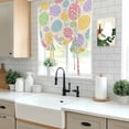 thumbnail image 5 of Easter Eggs Balloon Curtains for Windows, Bedroom Curtains 54 Inch Length, Spring Colorful Pastoral Love Beige Tie Up Curtains Panels Thermal Insulated Bathroom Curtains Window 42"x54", 5 of 8
