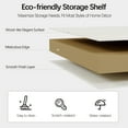 thumbnail image 5 of Bevfint Bookshelf, Open Storage Tall Wihte Book Cases/Shelves, Floor Standing Bookshelves and Bookcases, Library Bookcase for Farmhouse Library Office Bedroom Kids, White - 5 Tier, 5 of 6
