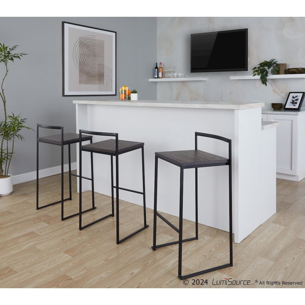 LumiSource Fuji Barstool - Thumbnail 4