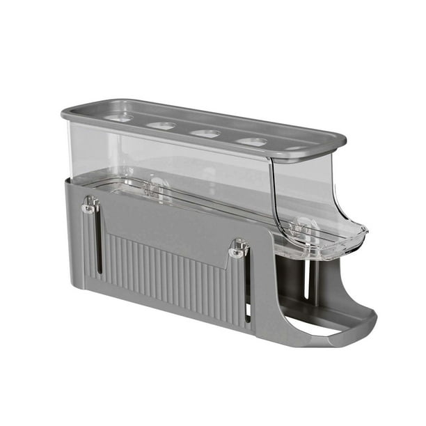Porta huevos tipo tambor Cajas de almacenamiento de huevos que ahorran espacio Dispensadores de huevos para frigorífico Porta huevos de encimera Porta huevos delgados