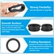thumbnail image 3 of Grommets de goma Uxcell de 1-5/8 pulgadas, 3 piezas, grommet de sombrero para tapones de agujero de cableado, negro, 3 of 5