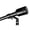 Black, variant on 1 Inch Diameter Curtain Rod for Windows 84-120 Inch Extra Long Gold Curtain Rods with Brackets Adjustable Pole Heavy Duty Curtains Rod for Patio Kitchen Bedroom Living Room Outdoor