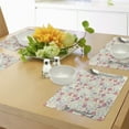 thumbnail image 4 of Ambesonne Pastel Place Mats Set of 4, Fresh Spring Field, Standard Size, Multicolor, 4 of 6
