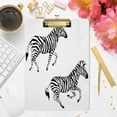 thumbnail image 7 of FMSHPON Zebra Clipboard Hardboard Wood Nursing Clip Board and Pull for Standard A4 Letter 13x9 inches, 7 of 7