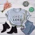 thumbnail image 4 of Womens Love Sign Language T Shirt Cute ASL Relationship Tee Womens Graphic Tees, 4 of 7