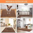 thumbnail image 7 of 1 Roll Large Semi Finished Outdoor Mat 16 x 79 Inch Narrow Door Mat Non Slip Boot Rugs Waterproof Carpet Roll for Bathroom Entryway Indoor Outdoor (Coffee), 7 of 7