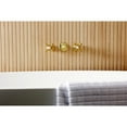 thumbnail image 3 of Kingston Brass KS5027AX Two-Handle Wall Mount Roman Tub Faucet, Brushed Brass, 3 of 7