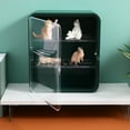 thumbnail image 1 of unbranded Vitrina De Exhibición Verde Para Con Puerta Y Estantes Ajustables, 1 of 7