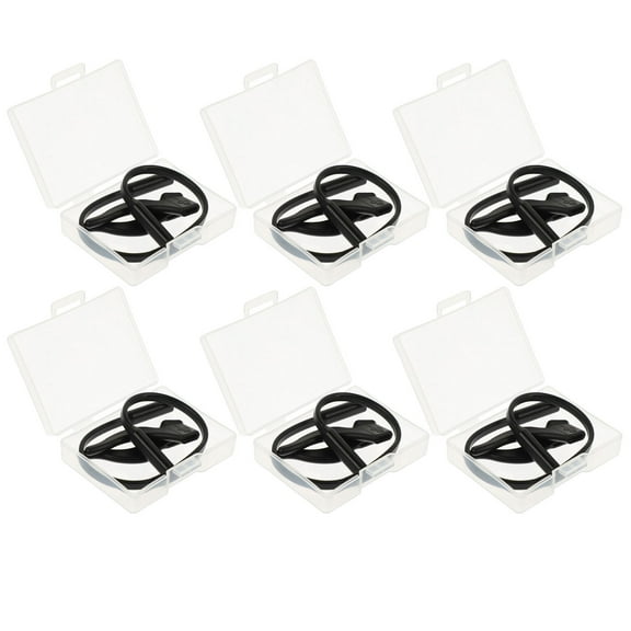 Raindrops  6 Sets Sunglass Retainer Holder Strap Glasses Ear Grip Child Black