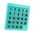 thumbnail image 3 of Rompecabezas de lógica, rompecabezas deslizante, juego de bloques deslizantes, rompecabezas de aprendizaje digital, juguete para juego, juegos de comb 24 cubos verde, 3 of 8