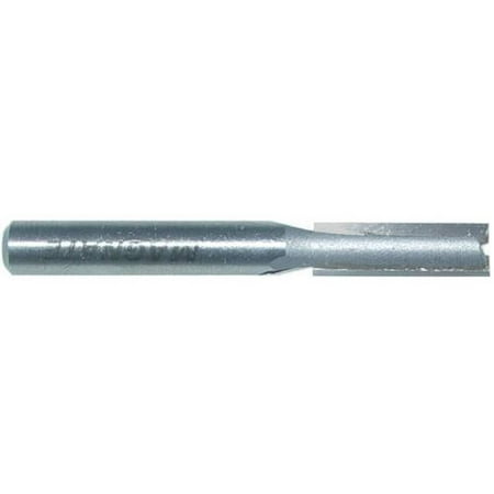 

Magnate 201 Straight 1/4 Shank Carbide Tipped Router Bit — 1/4 Cutting Diameter; 3/4 Cutting Length; 1/4 Shank Diameter; 1-1/4 Shank Length