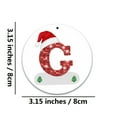 thumbnail image 2 of Ozmmyan Christmas Gift Christmas Alphabet Decorations Personalized For Gift Christmas Tree Hanging Ornament DIY Decorations, 2 of 2