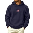 thumbnail image 2 of Hvogkswy Hooded Sweatshirt for Men Fall Oversized Sweatshirts with Kangaroo Pocket Fashion Print Long Sleeve Pullover Essentials Hoodie, 2 of 6