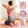 thumbnail image 4 of Pedal Resistance Bands with Handles, 4 Tube Foot Pedal Exercise Band for Sit-Ups, Stretching, Arm, Waist & Leg Home Workouts, 4 of 7