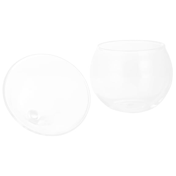 FUEENIRVA Clear Glass Salad Bowl for Food Storage and Family Gatherings, 1 Piece Serving Bowl