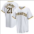 thumbnail image 1 of Nueva Camiseta De Béisbol Cardigan Pirates Baseball #21 Glmente Summer Sportswear White-Xl(48), 1 of 2