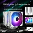 thumbnail image 4 of Thermalright Peerless Assassin 120 White ARGB CPU Air Cooler,6 Heat Pipes,TL-C12W-S PWM Fan,Aluminium Heatsink Cover, AGHP Technology,for AMD AM4/AM5/Intel LGA 1700/115X/1200/2011/1851, 4 of 6