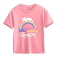 thumbnail image 4 of Camiseta de Manga Corta Linda Tops Niñas Niños Gráficos Camiseta de la Escuela Temporada Imprimir Tee para Niños, 4 of 9