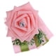 thumbnail image 1 of Boda Flores De Mano Ramo Seda Rosa Ramillete De Muñeca Decoración Rosado, 1 of 8