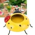 thumbnail image 1 of Metal Ladybug Flower Planter, 5.4cm Diameter Flower Pot Decor Ladybug Shaped  Design Flower Pot Iron Planter Pot For Indoor Outdoor Decoration, 1 of 8