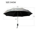 thumbnail image 3 of YAZAOO One-Touch Auto Open Close Rain Umbrella With Creative Lantern in Floral Garden Pattern, 3 of 7